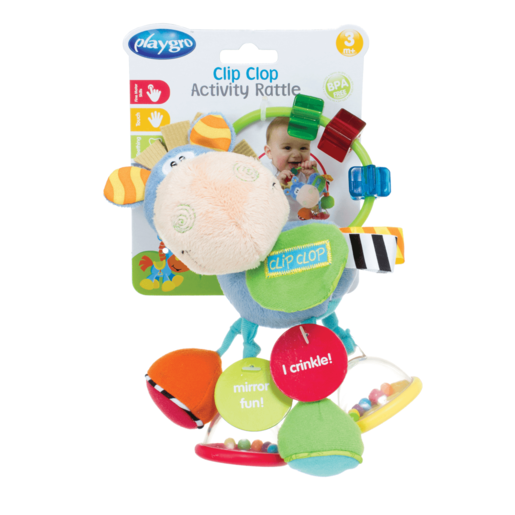 Playgro Activity Rattle Clip Clop Early Learning Centre