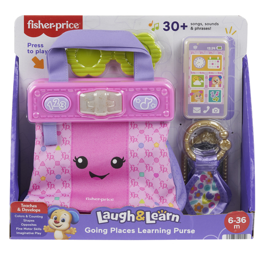 Fisher-Price Laugh Learn Going Places Learning Purse Early
