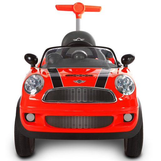 Rollplay Mini Cooper Red Push Along Ride On Car Early Learning