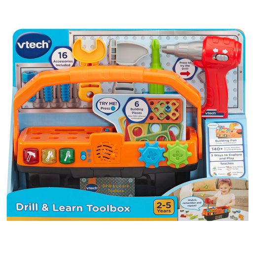 VTech Drill Learn Toolbox Playset Early Learning Centre
