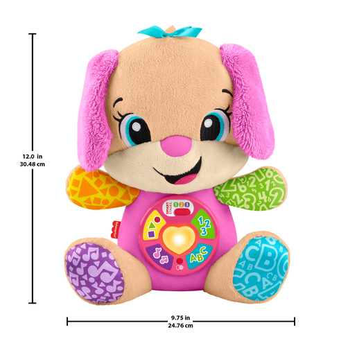 Fisher-Price Laugh Learn Pink Smart Stages Puppy Learning Toy