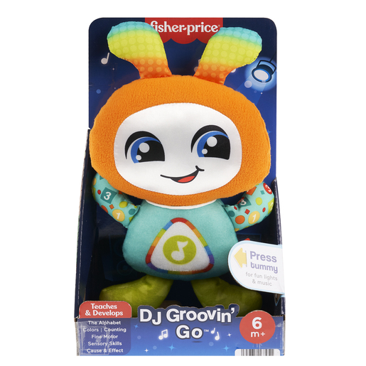 Fisher-Price DJ Groovin' Go Musical Learning Toy Early Learning