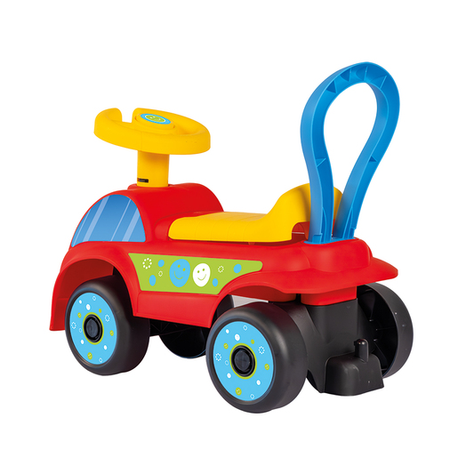 Dolu Walk Drive Foot to Floor Red Ride On Car Early Learning