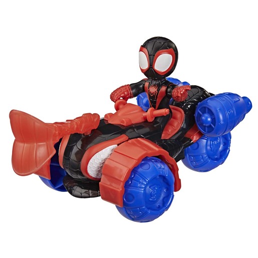 Spidey And His Amazing Friends Miles “Spin” Morales Techno-Racer Playset