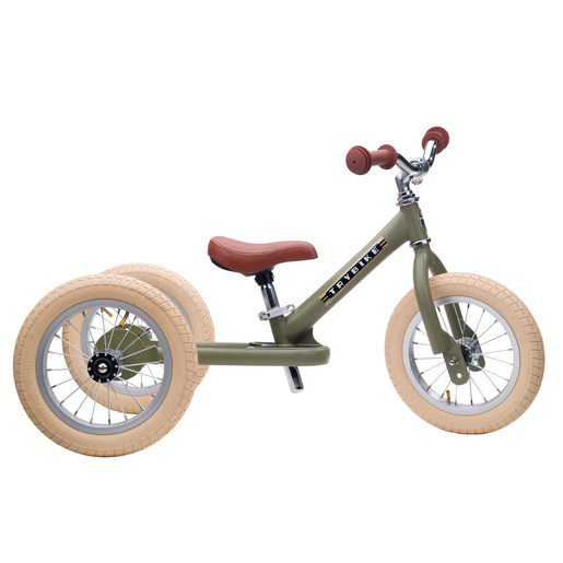 Trybike 12 Inch 2-in-1 Trike Balance Bike Green