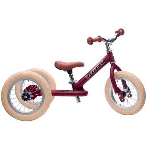 Trybike 12 Inch 2-in-1 Trike Balance Bike Red