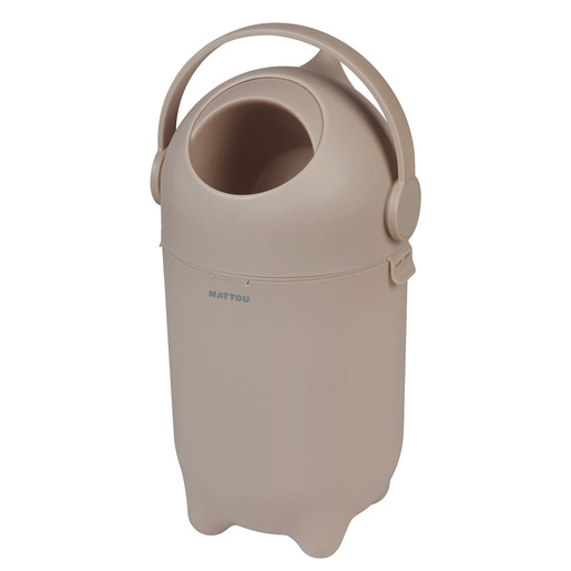 Nattou Dropy Nappy Bin Taupe