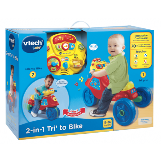 VTech 2-in-1 Tri to Bike Early Learning Centre