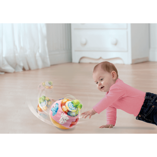 VTech Baby Crawl Learn Bright Lights Ball Pink Early Learning