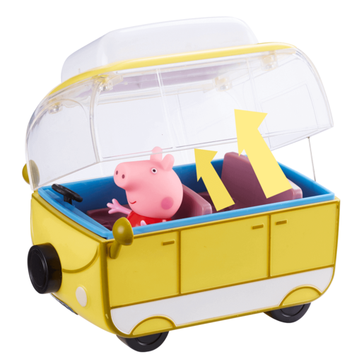 Peppa pig yellow camper van shop