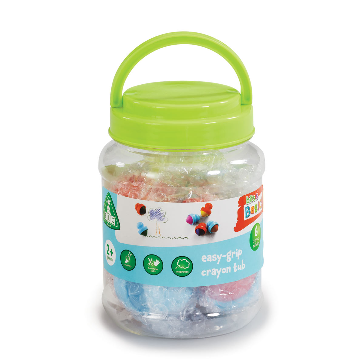  Early Learning Centre Bits &amp; Basics Easy-Grip Crayon Tub