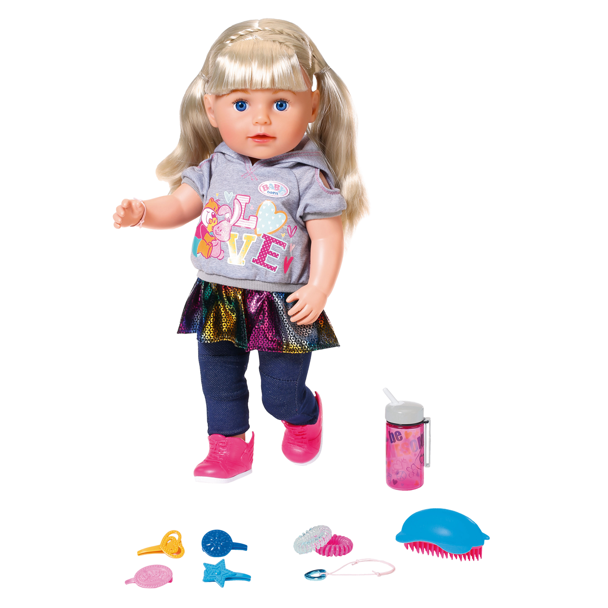 Baby Born Soft Touch Sister Blonde 43cm Doll Early Learning Centre