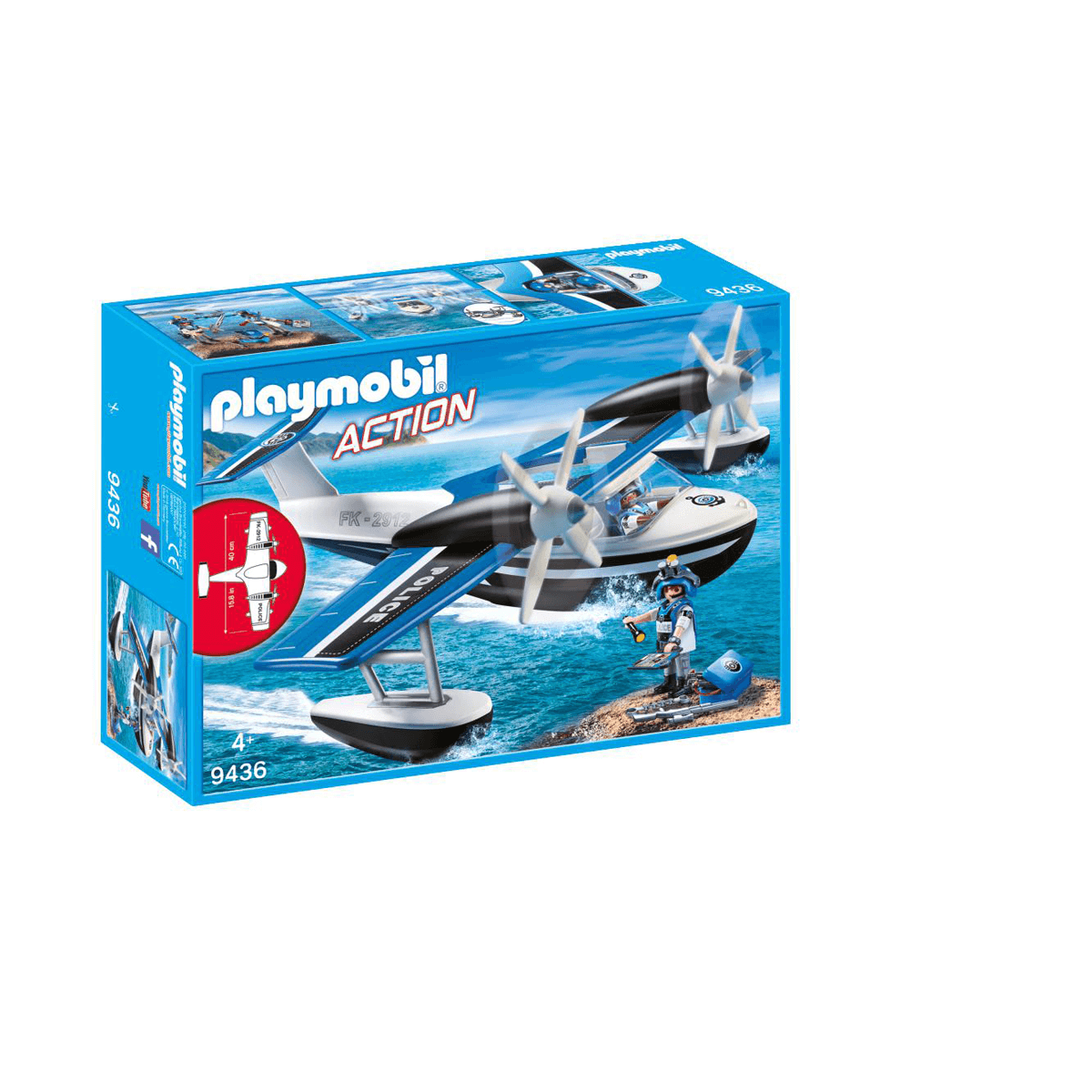 9436 PLAYMOBIL Action Floating Police Seaplane for sale online 