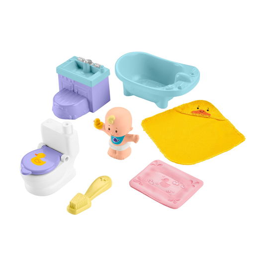 Fisher-Price Little People Wash & Go Playset