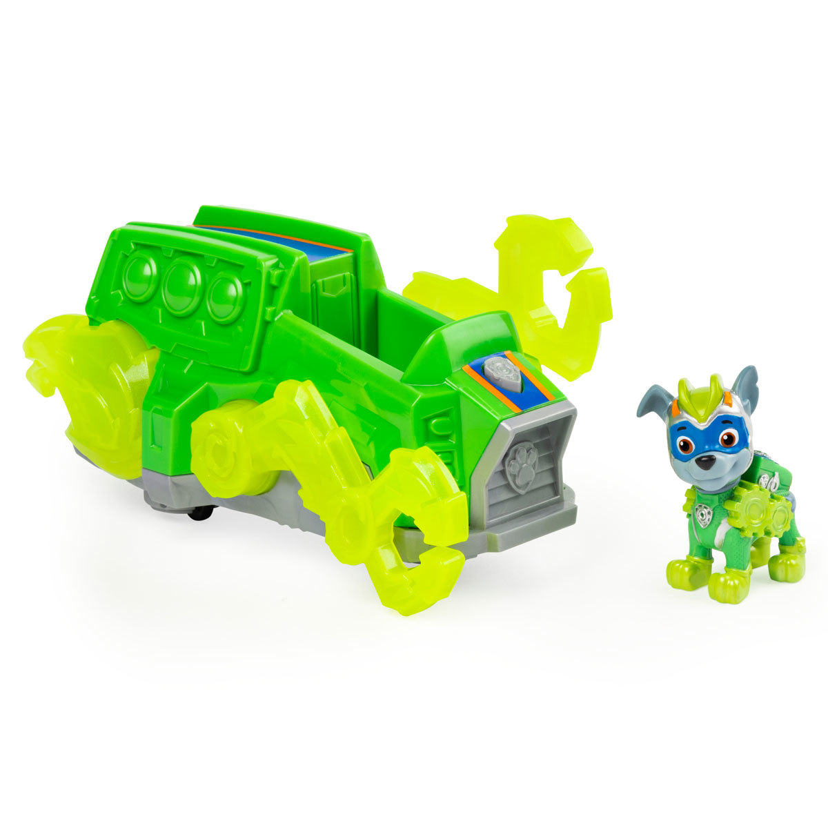  Paw Patrol Mighty Pups Charged Up Deluxe Vehicle - Rocky