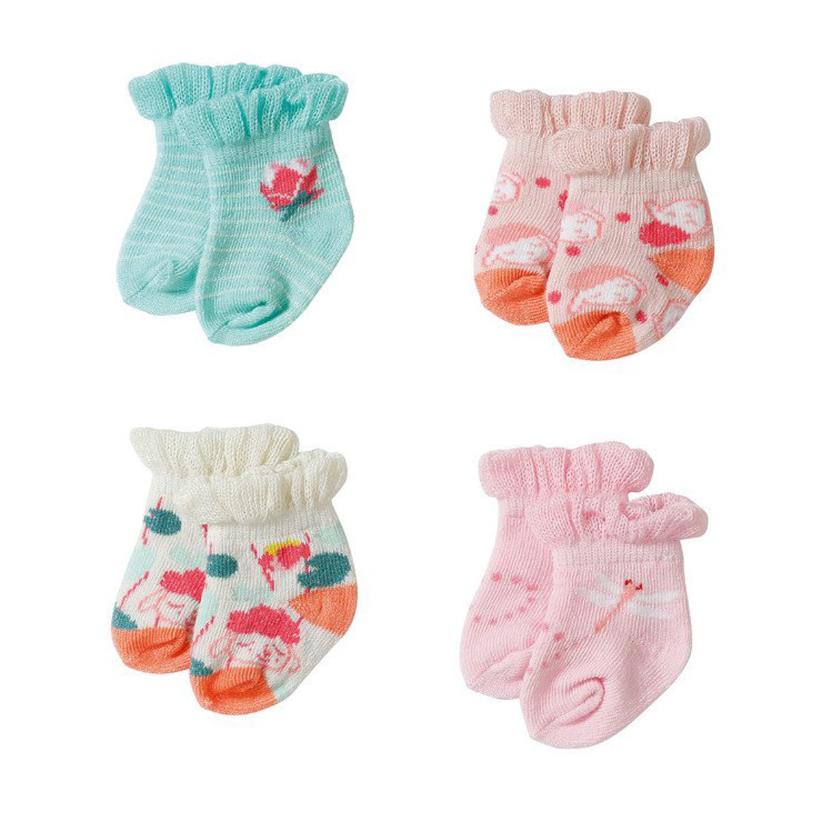 39-46 CM NEW BABY ANNABELL 2 PACK SOCKS STYLES VARY ZAPF CREATIONS 3 