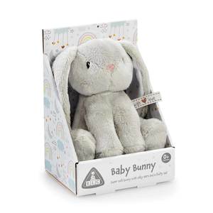 Early Learning Centre Grey Baby Bunny Soft Toy