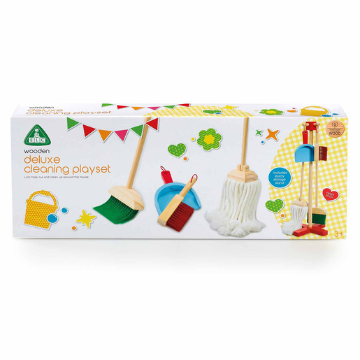 Early Learning Centre Wooden Deluxe Cleaning Playset