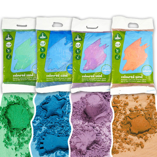 Early Learning Centre Children's Coloured Play Sand - 4 x 5kg bags