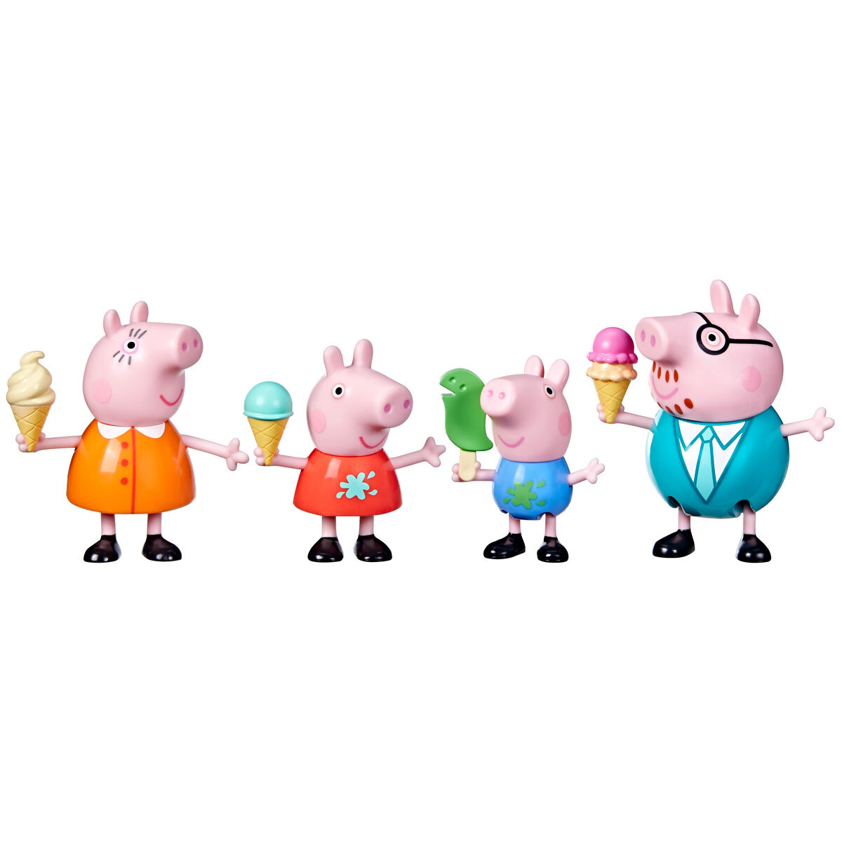 Peppa Pig - Peppa's Family Ice Cream Fun Figure 4 Pack | Early Learning  Centre