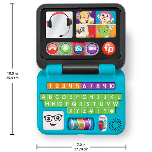 Fisher-Price Laugh Learn Let's Connect Laptop Toy Early