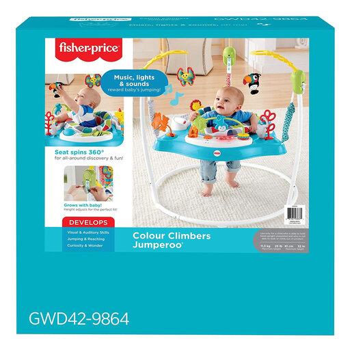 Fisher-Price Colour Climbers Jumperoo Baby Bouncer Early