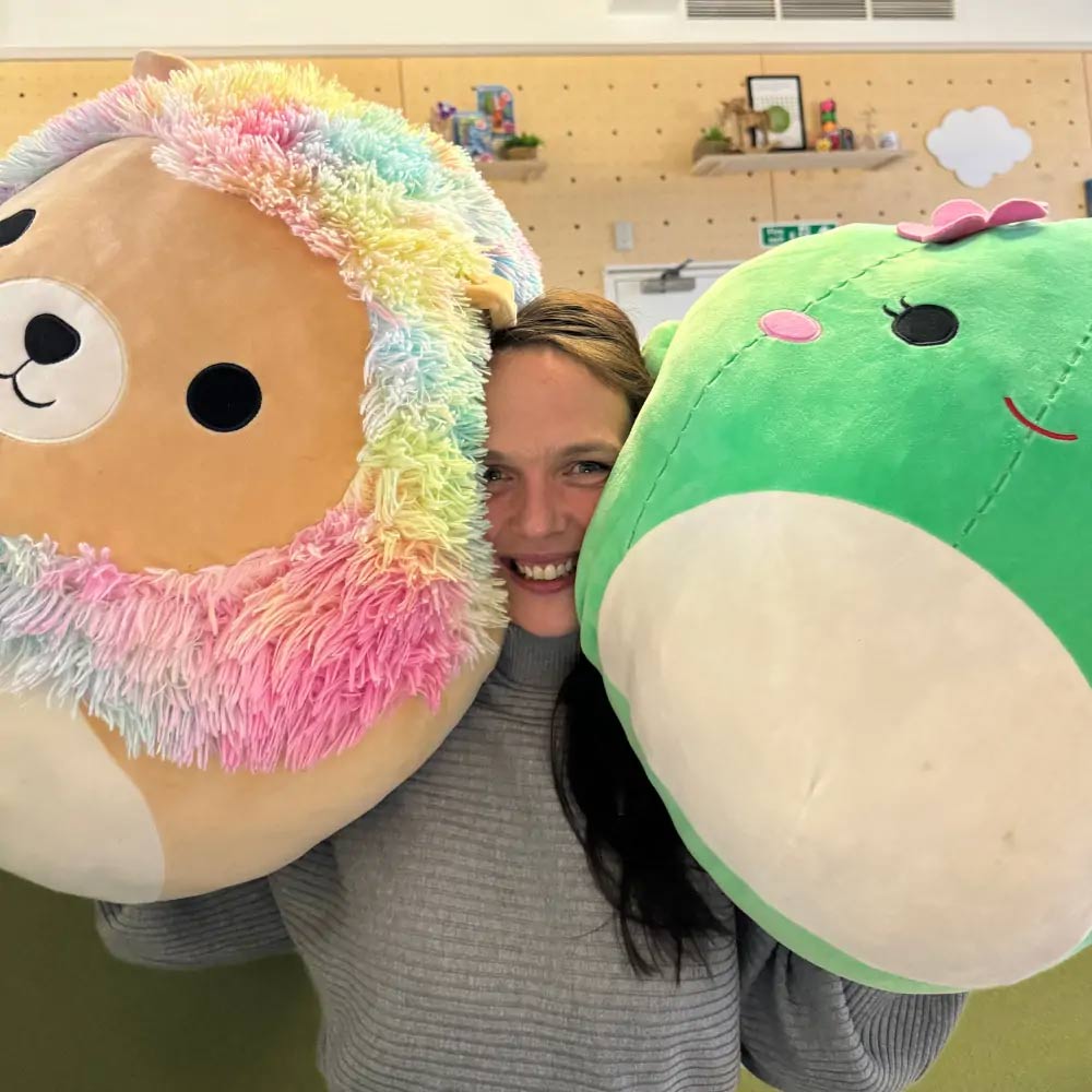 Katy C Profile Picture with Squishmallows